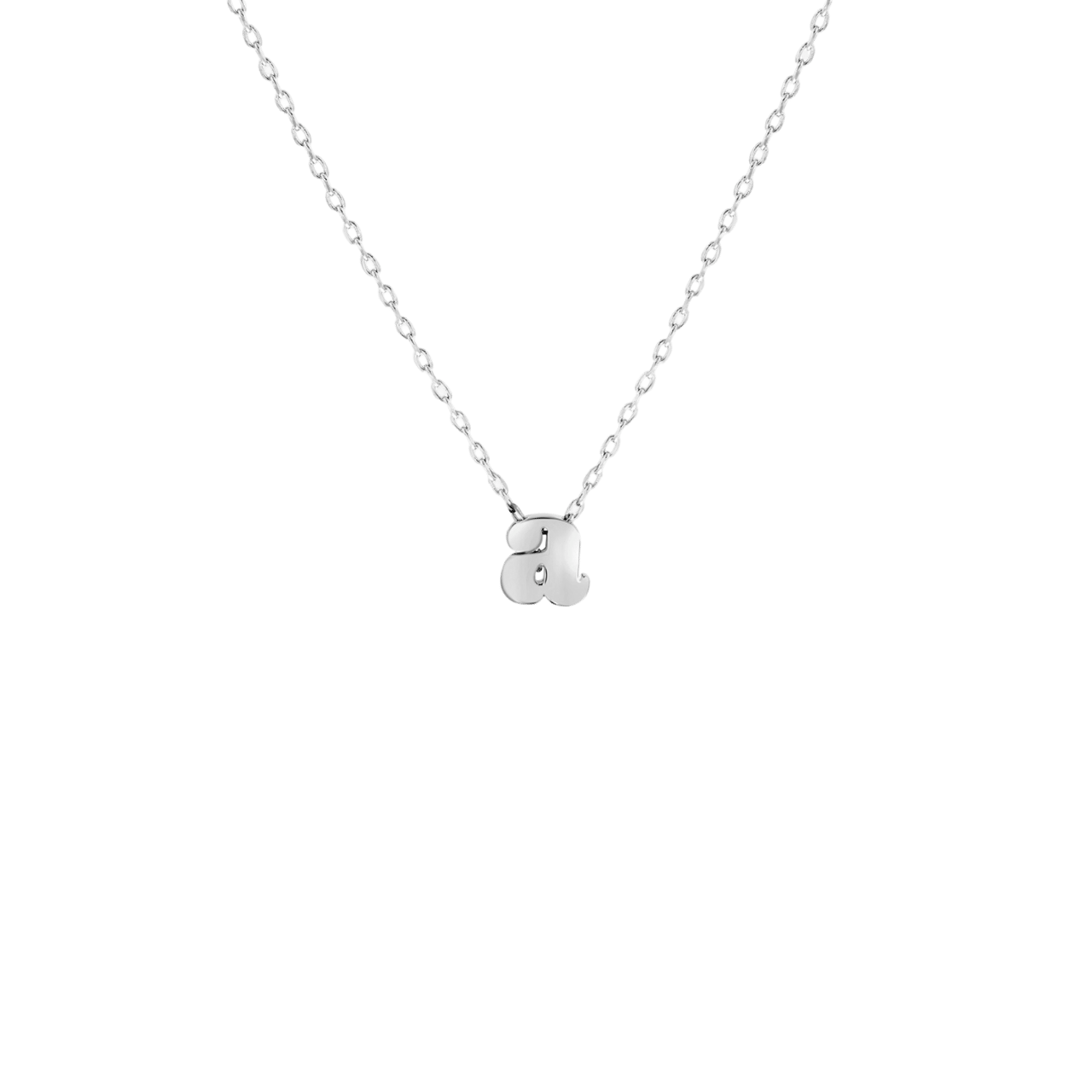 Stainless steel ketting met hanger letter