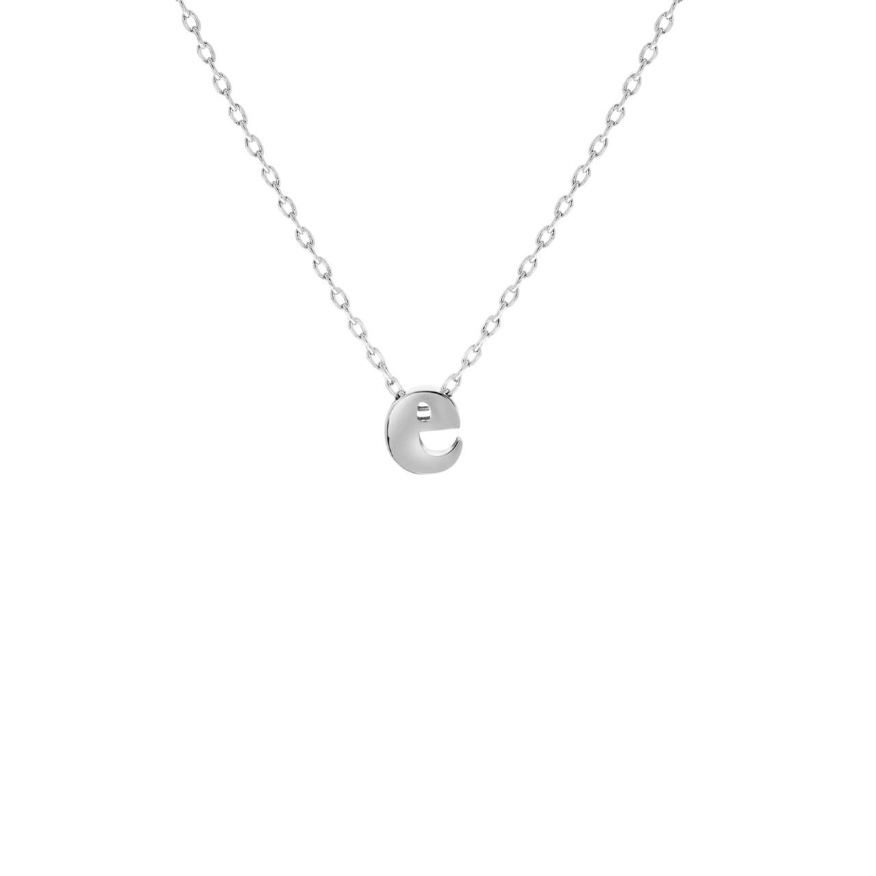 Stainless steel ketting met hanger letter