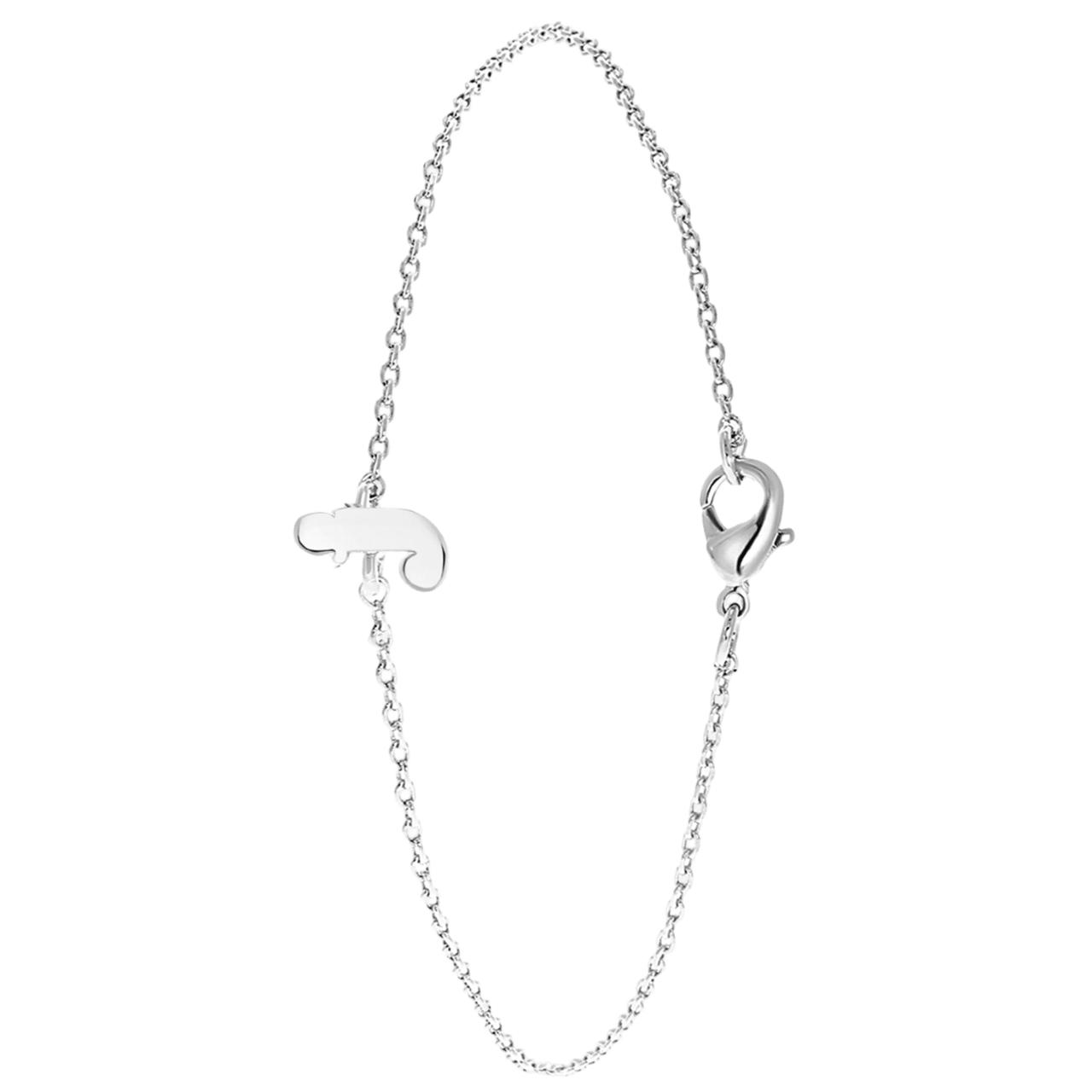 Armband, Edelstahl, mit Anhänger, Buchstabe