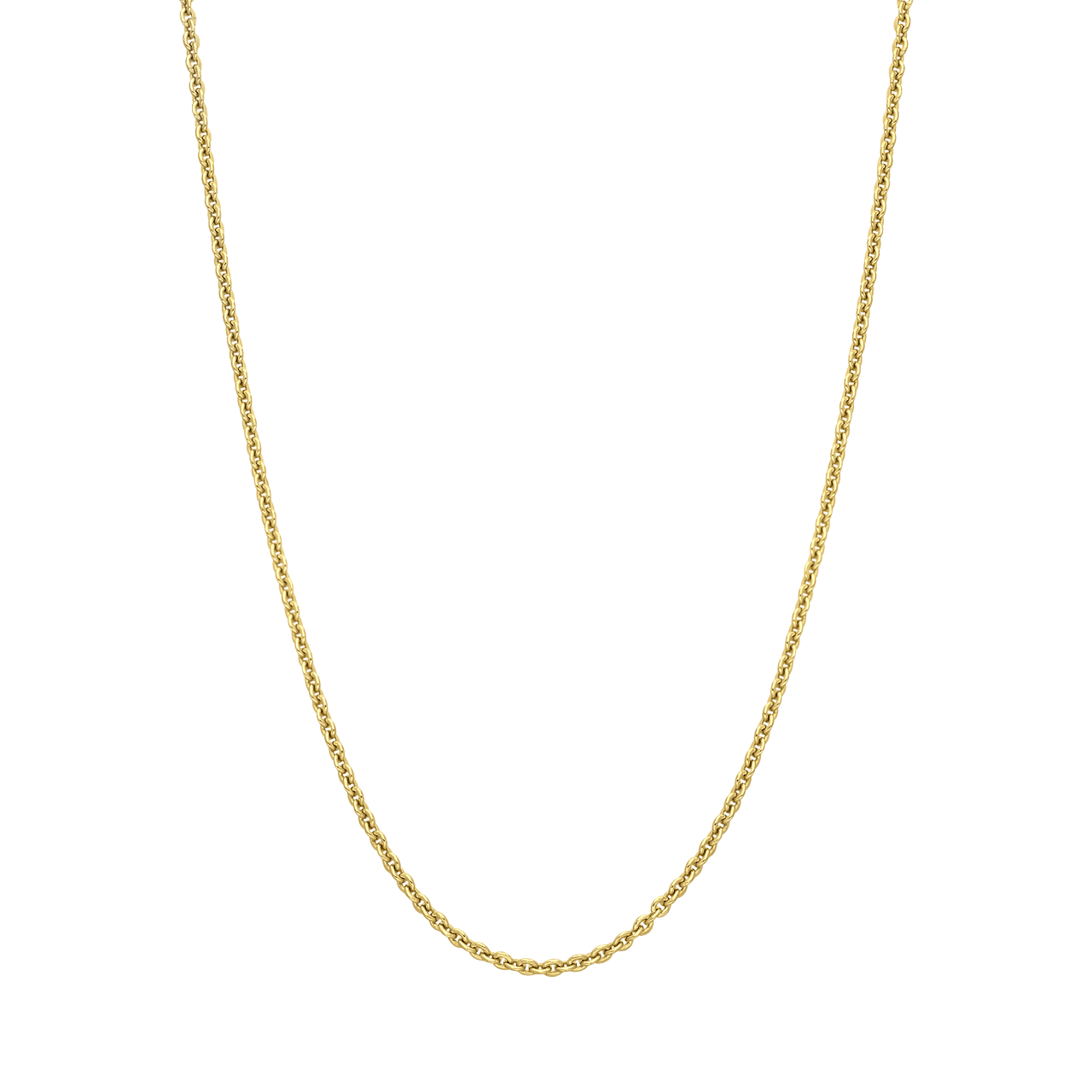 Gerecycleerd zilveren goldplated ketting