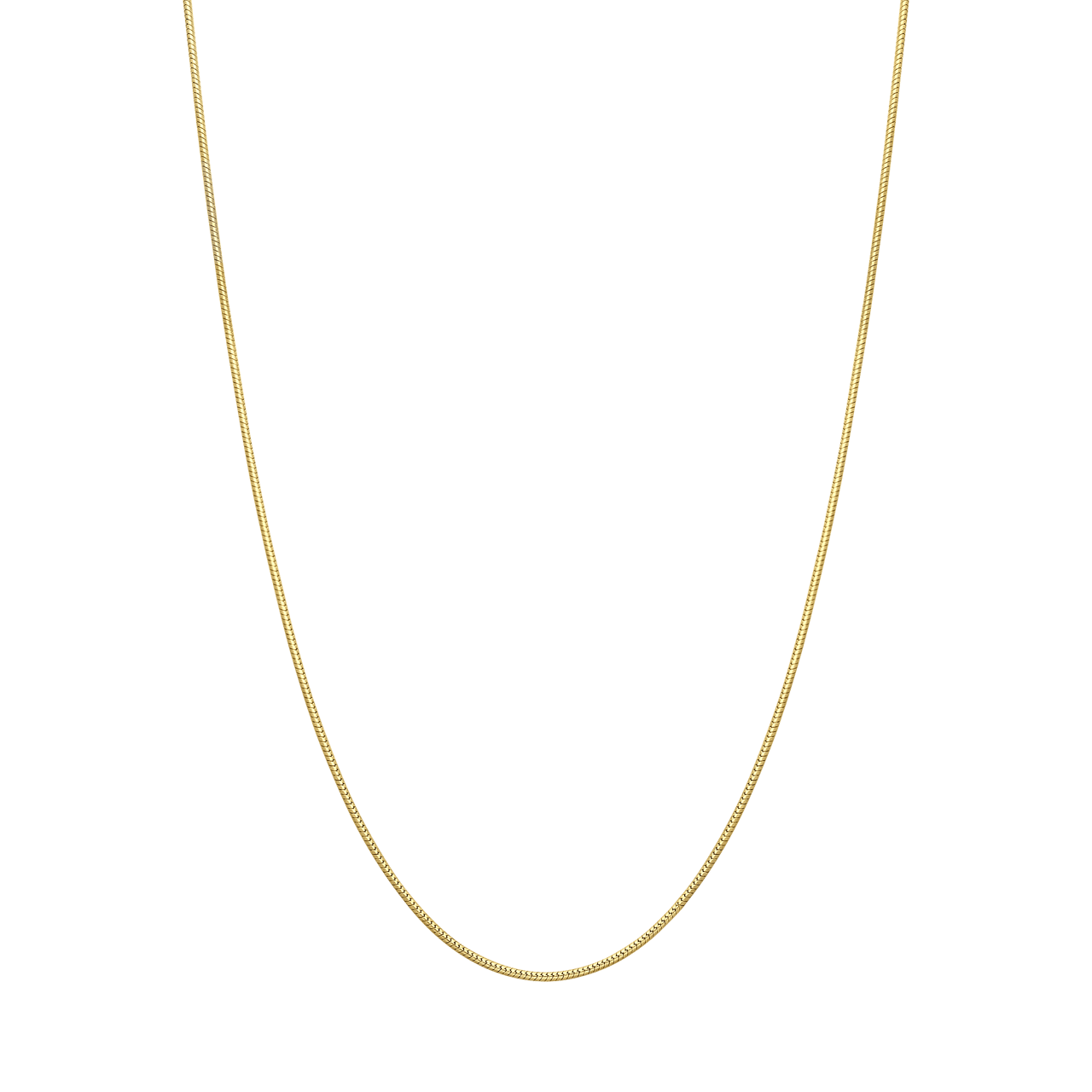 Gerecycleerd zilveren goldplated ketting schakel slang