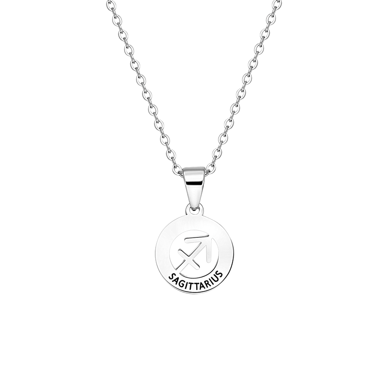 Stainless steel ketting met sterrenbeeld boogschutter