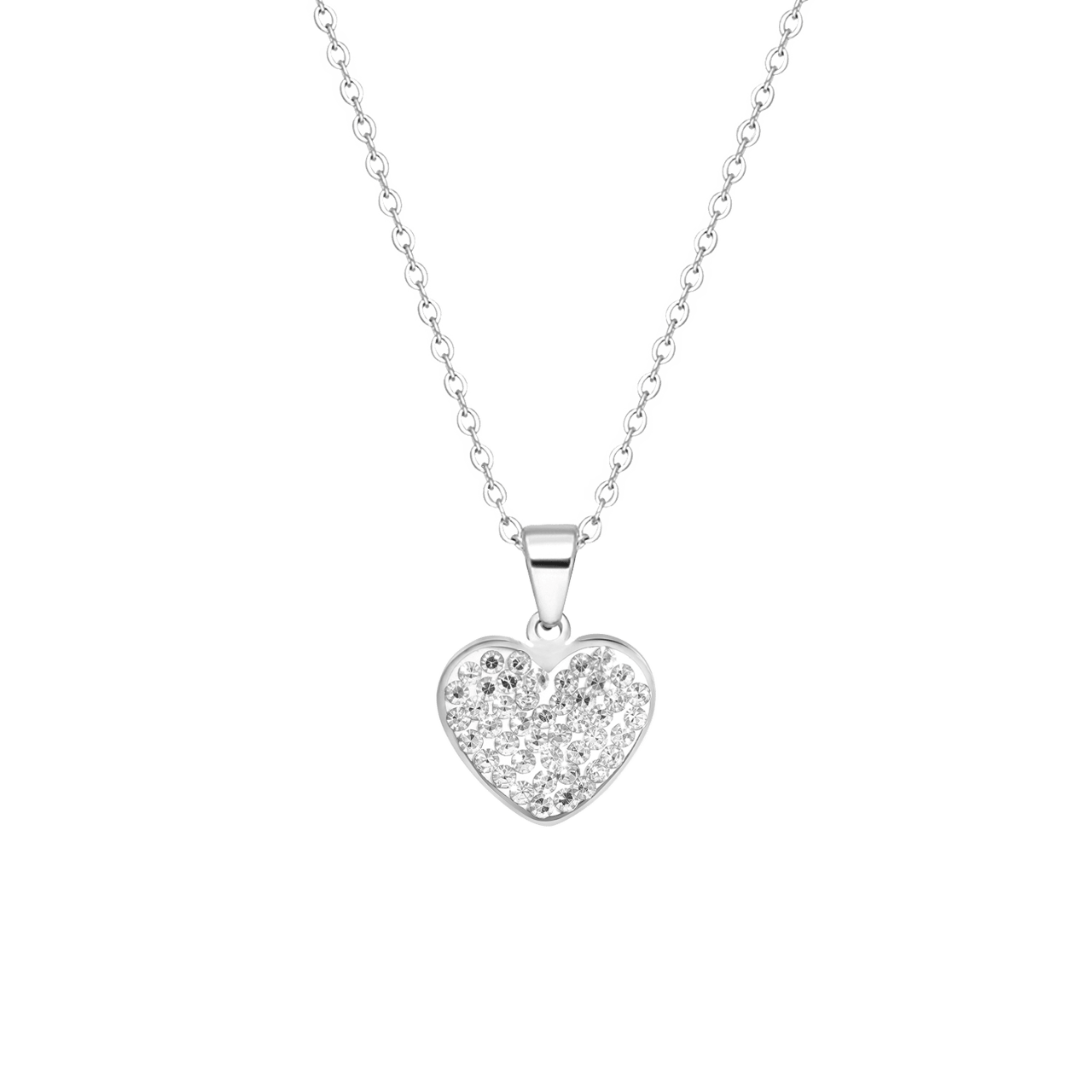 LivLiv stainless steel ketting met hanger hart voor dames