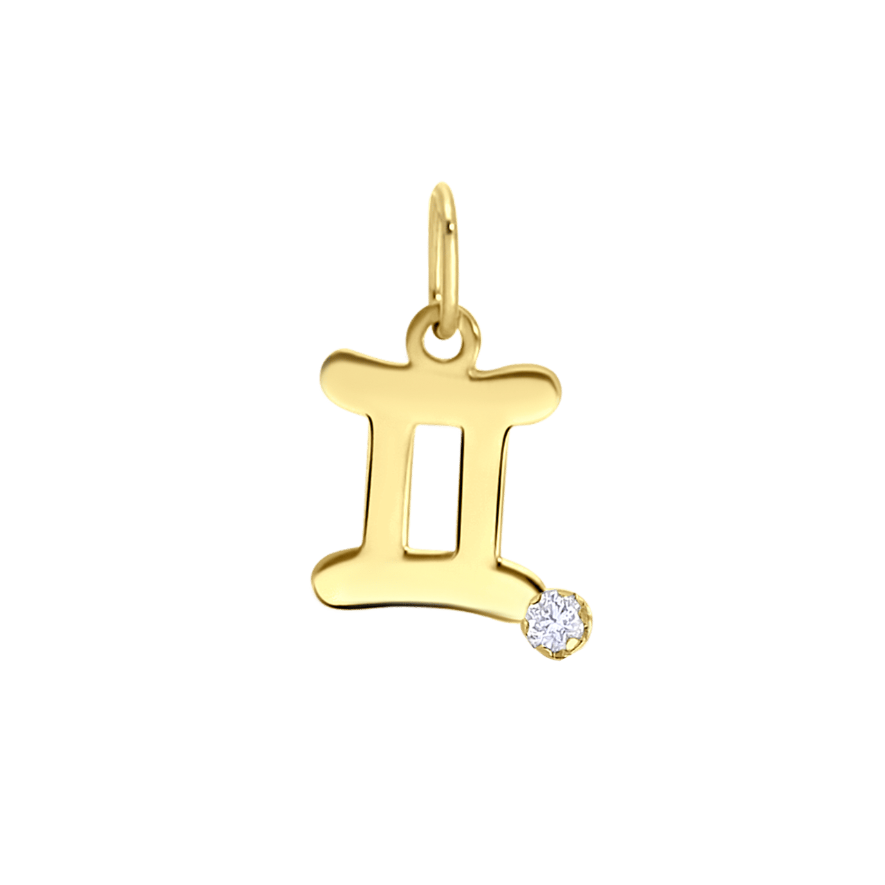 9 Karaat hanger sterrenbeeld met zirkonia