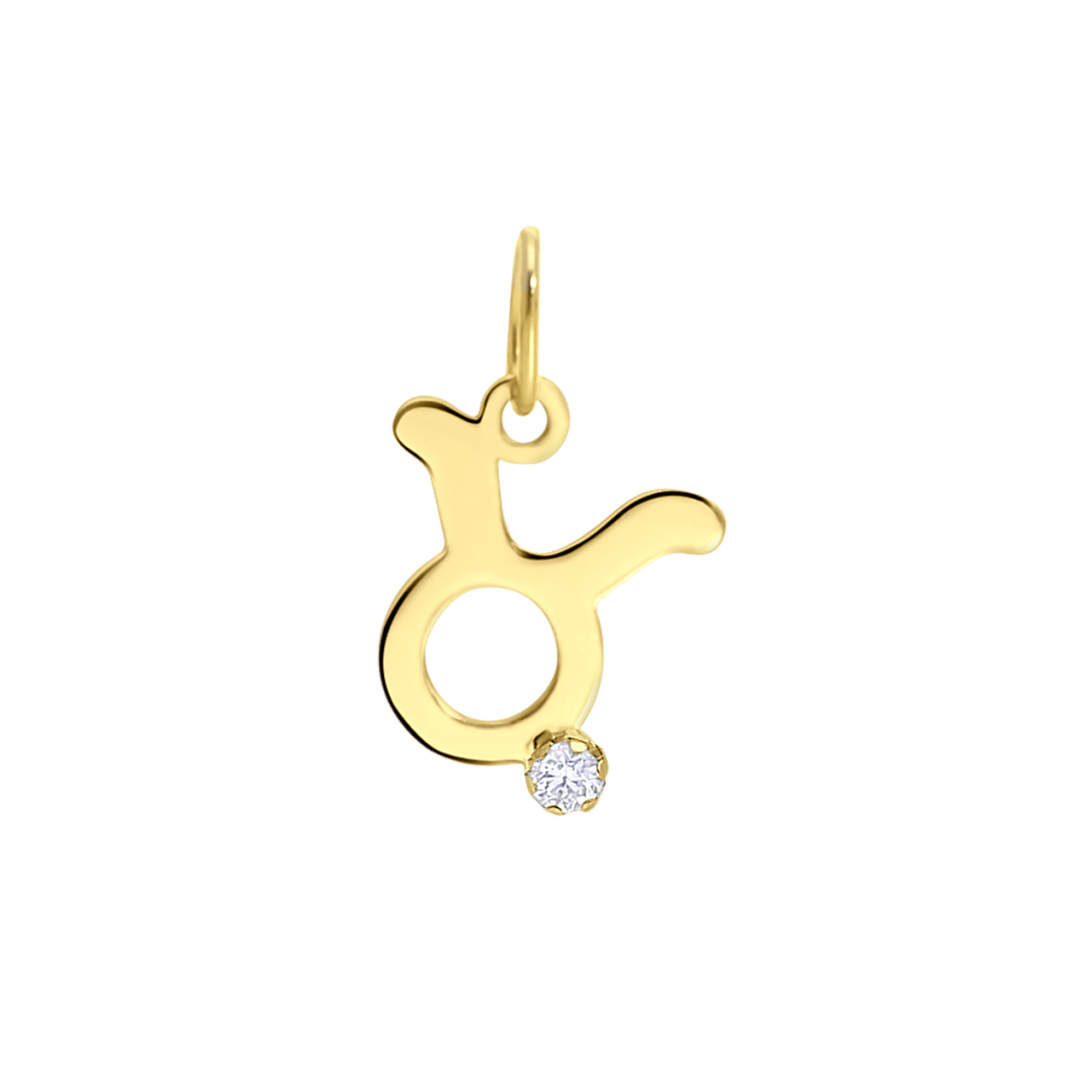 9 Karaat hanger sterrenbeeld met zirkonia