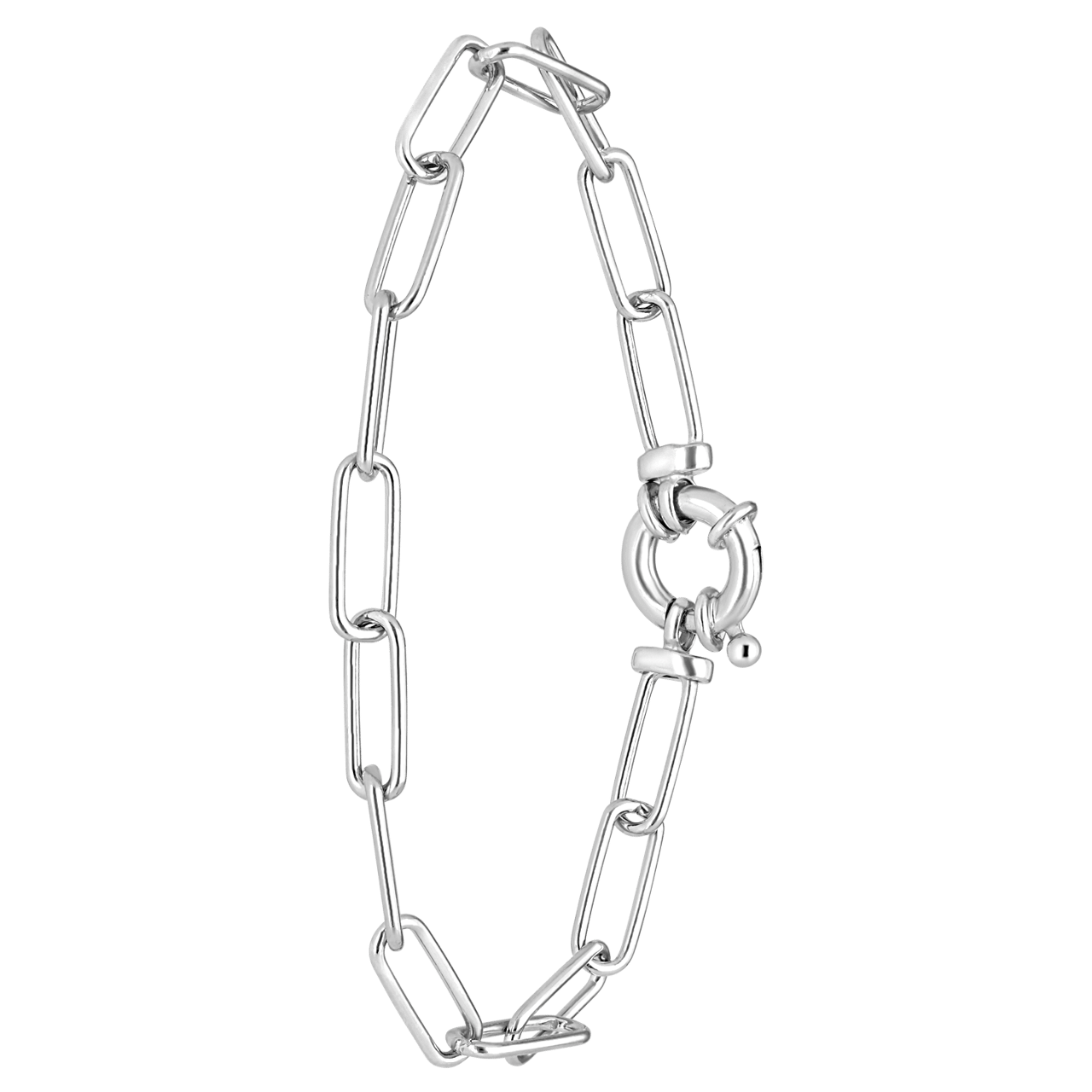 Gerecycleerd zilveren armband closed forever