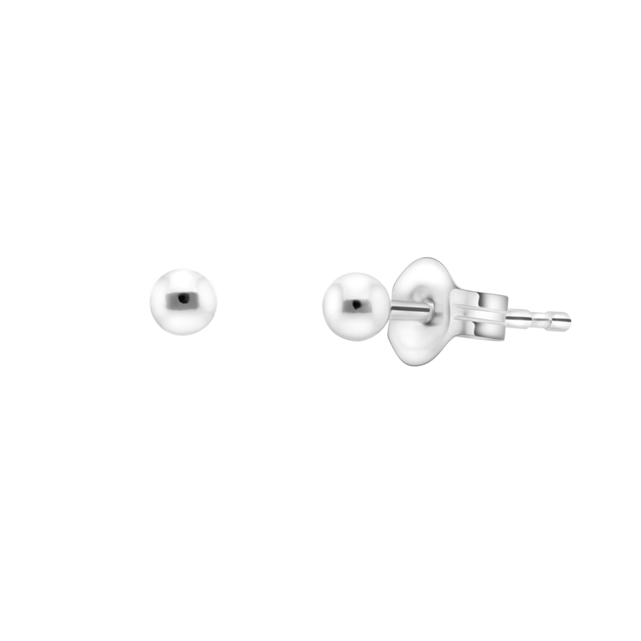 Tiny Tips stalen oorbellen bol 3mm