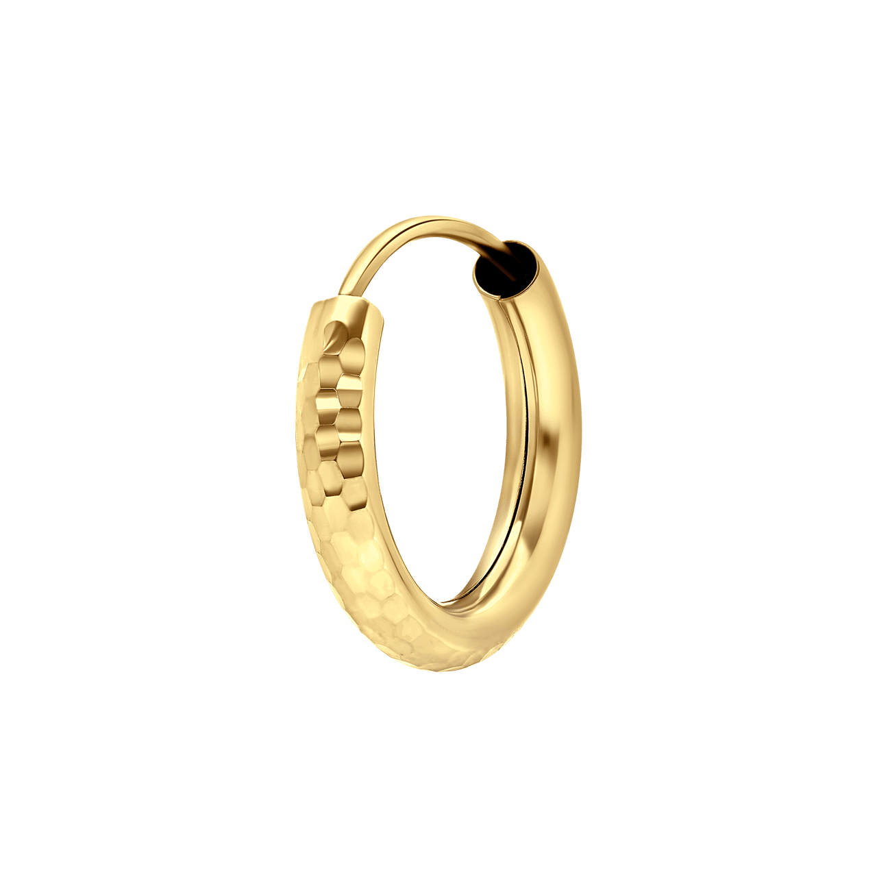 Herrenohrring, 585 Gelbgold, 15.5 mm