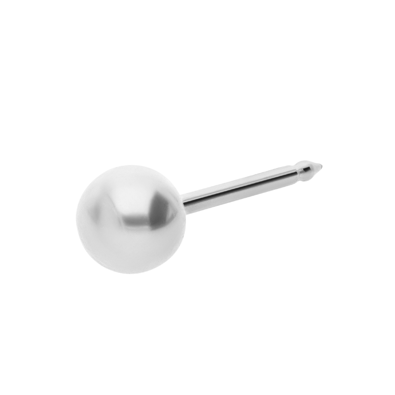 Studex medizinische Ohrringe aus Edelstahl, Kugel, 4 mm