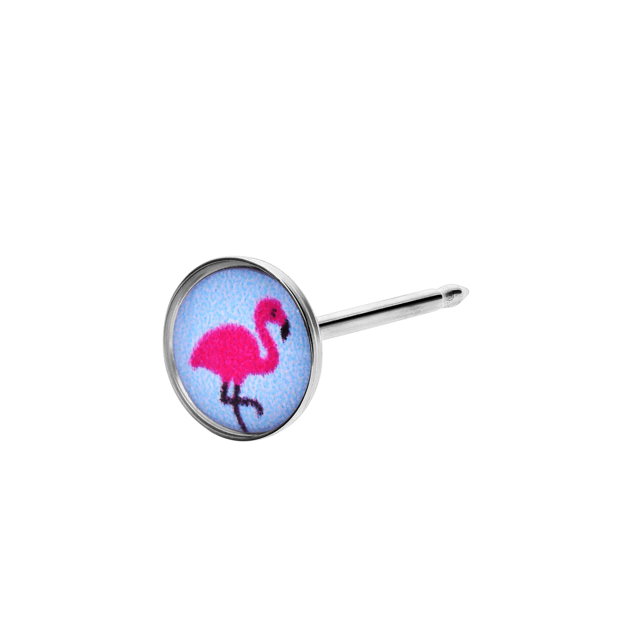 Studex medizinische Ohrringe aus Edelstahl, Flamingo, 5 mm