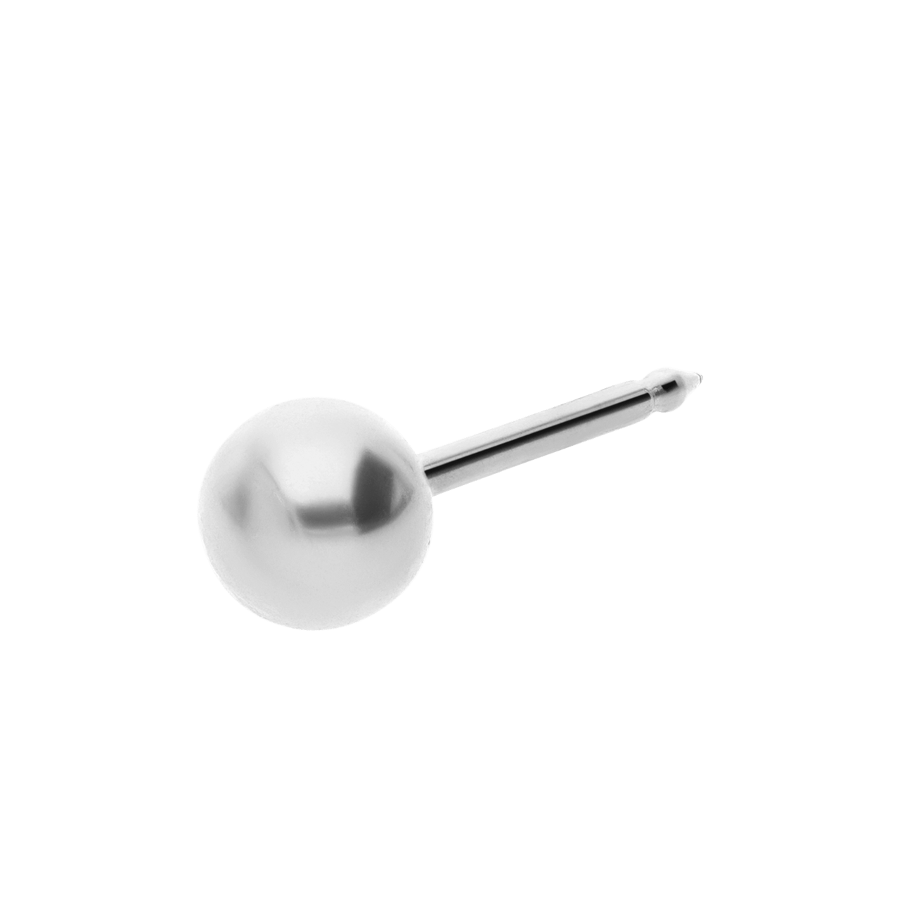 Studex medizinische Ohrringe aus Titan, Kugel, 4 mm