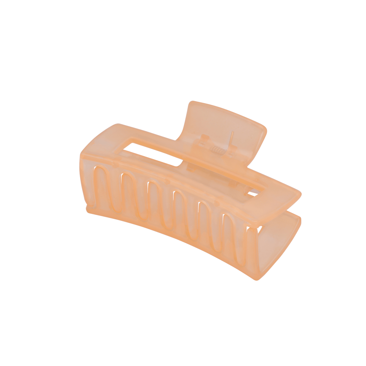 Orangefarbene Haarspange