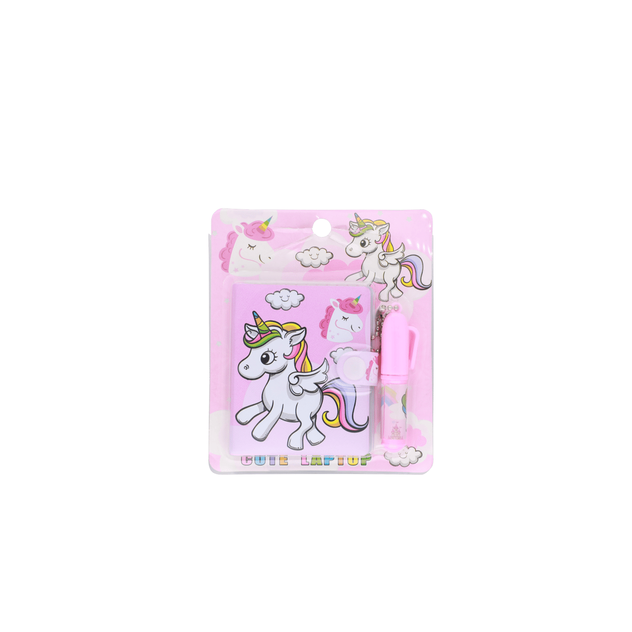 Bijoux roze unicorn schrijfset