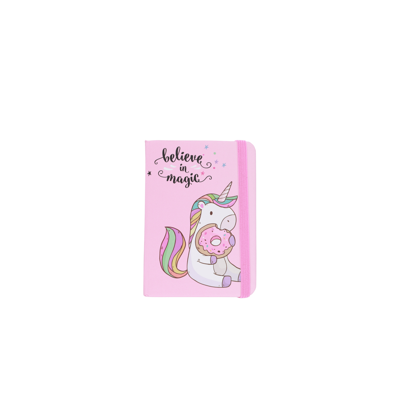 Bijoux roze unicorn notitieboekje mini