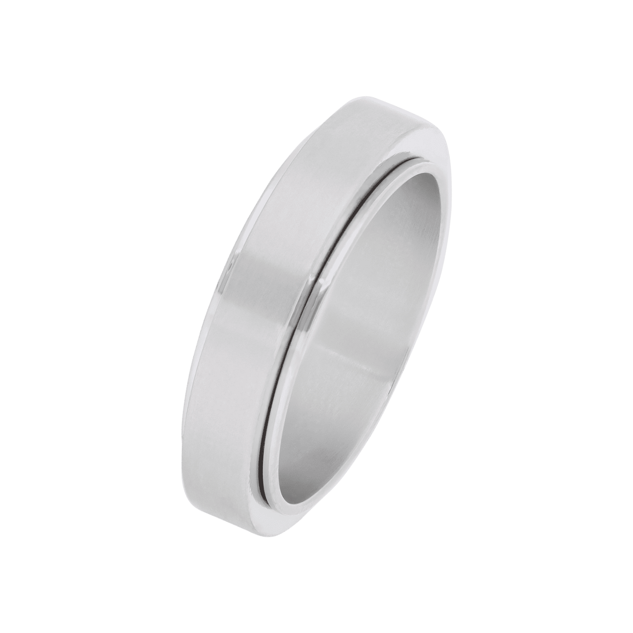 Gerecycleerd stalen anxiety ring