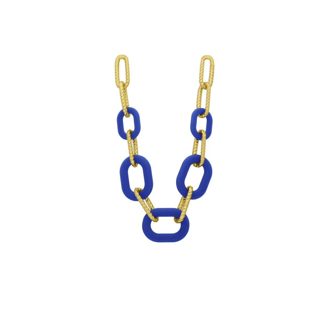 Stalen goldplated ketting voor dames