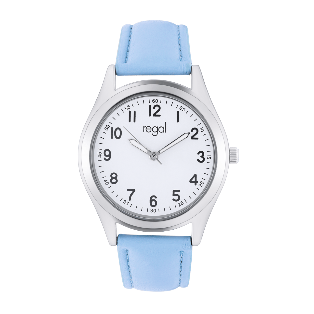 Regal Dames Horloge Blauw PU leer Analoog
