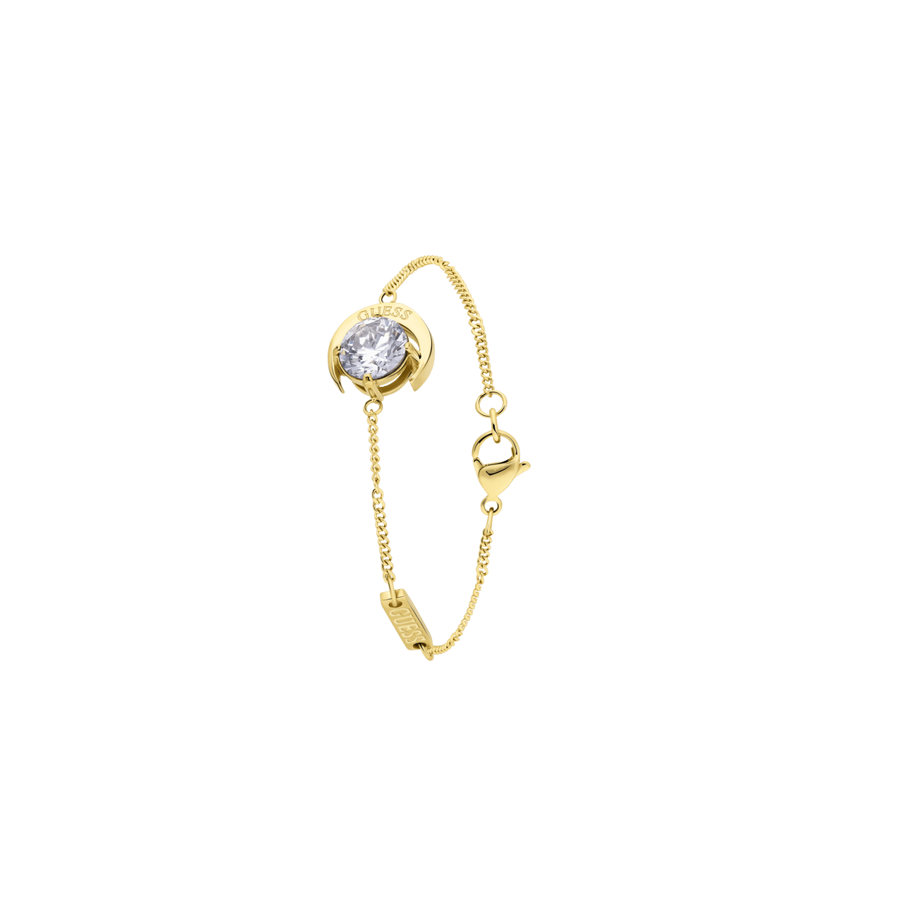 Guess stainless steel goldplated armband MOON PHASES