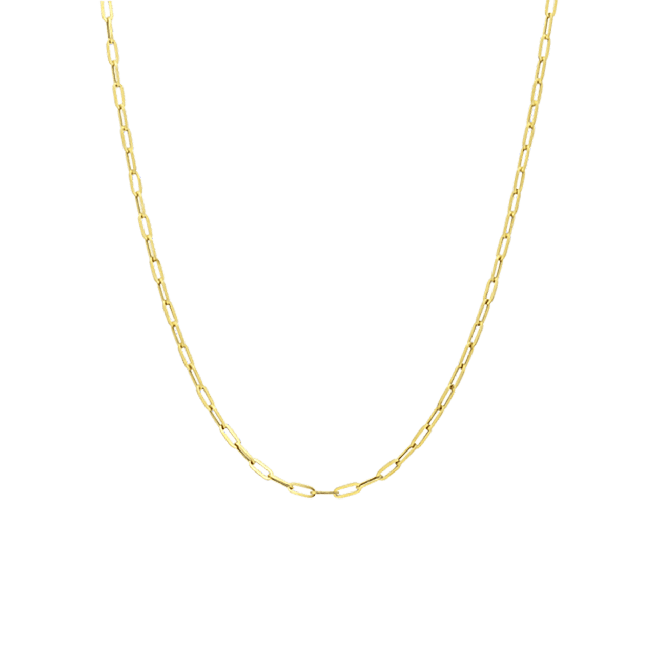 375 Gold Halskette Büroklammer 2,2 mm