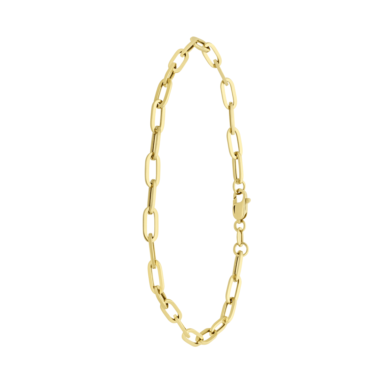 375 Gold Armband Büroklammer 3,3 mm