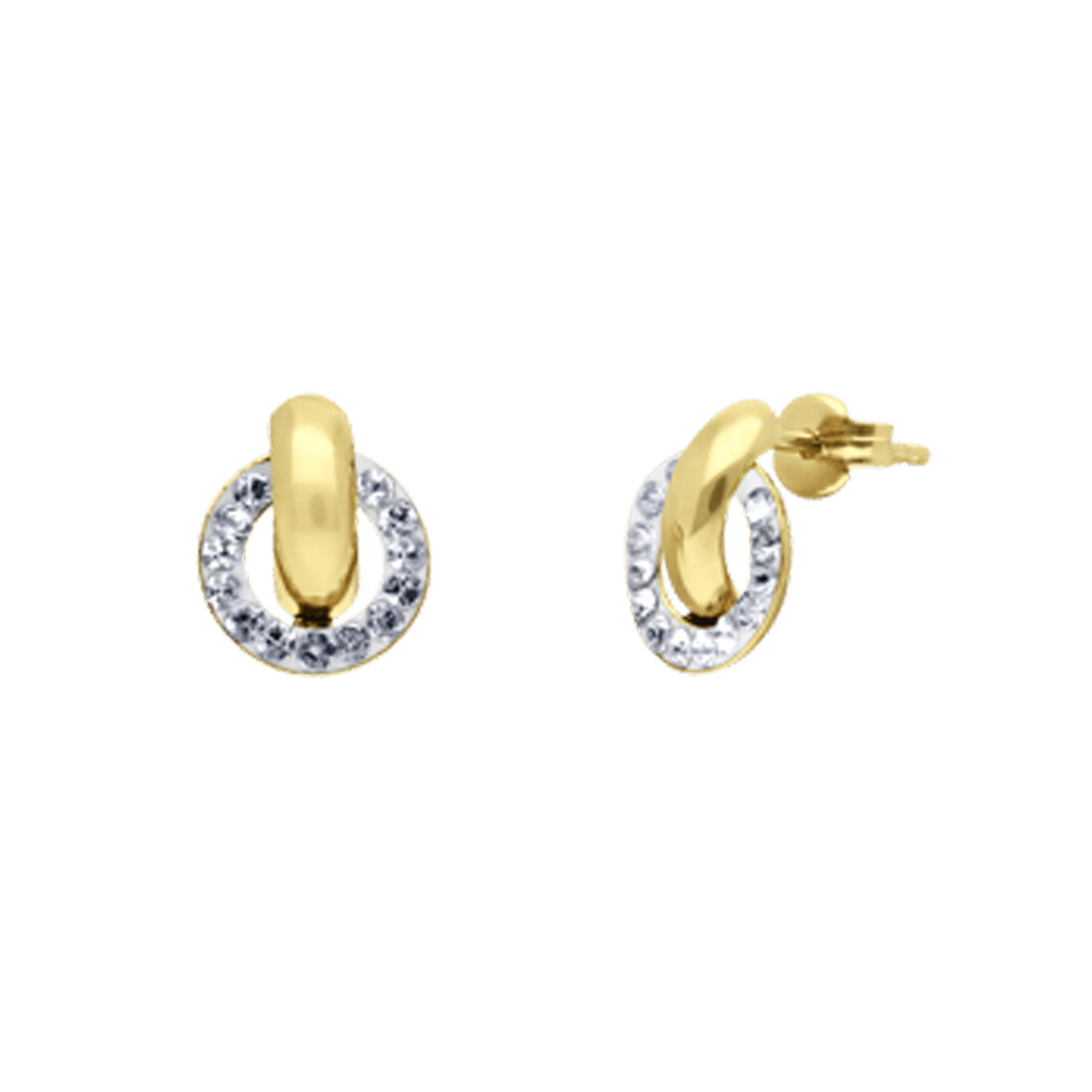 375 Gold Ohrstecker mit Kristall