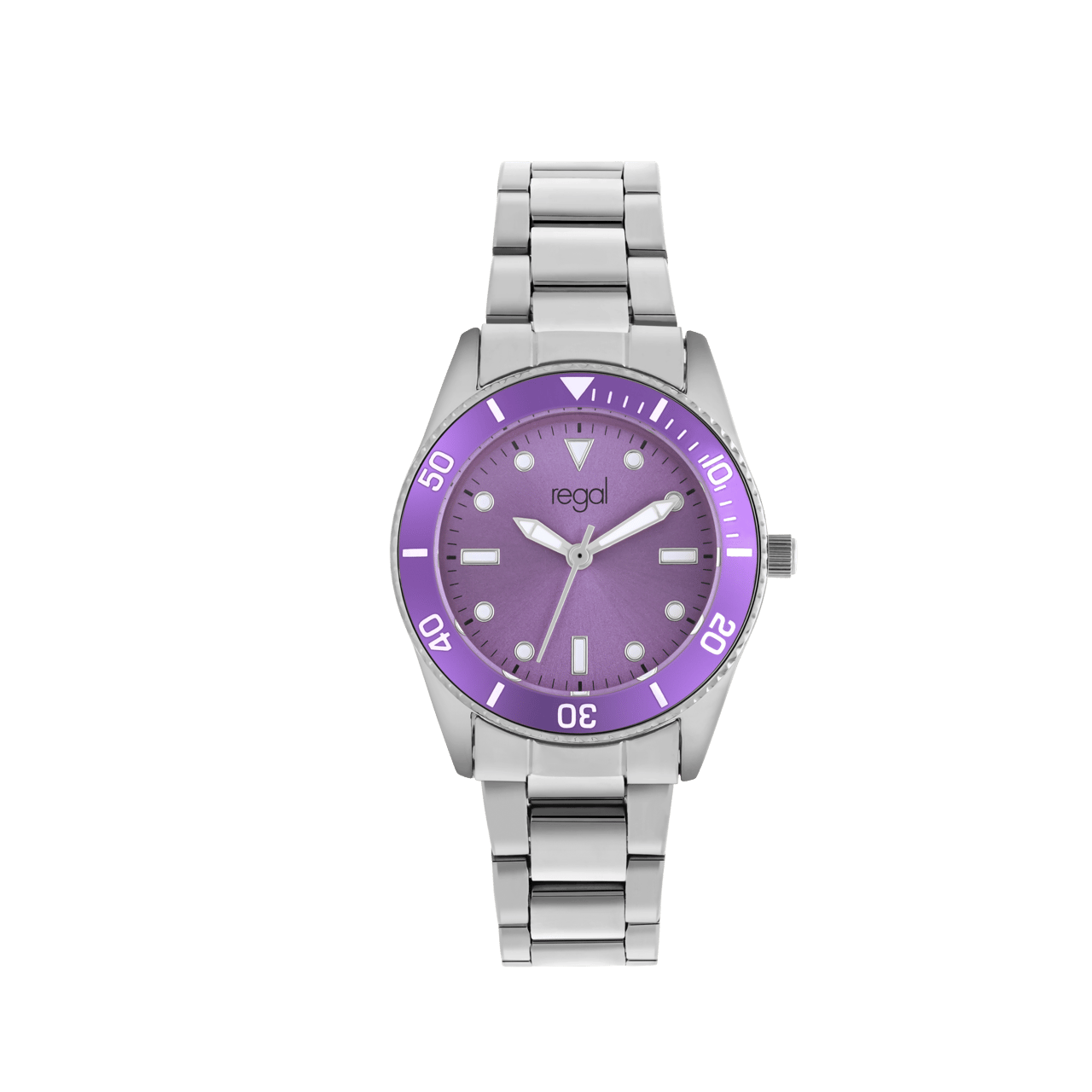 Regal dames horloge met stalen band