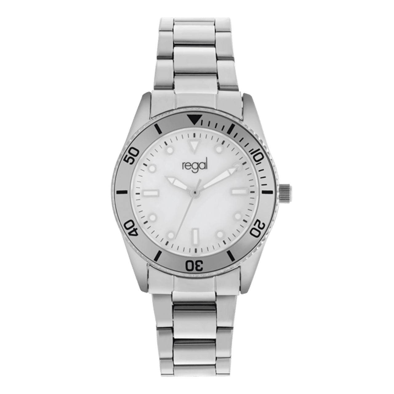 Regal Damen-Armbanduhr mit Armband aus Edelstahl