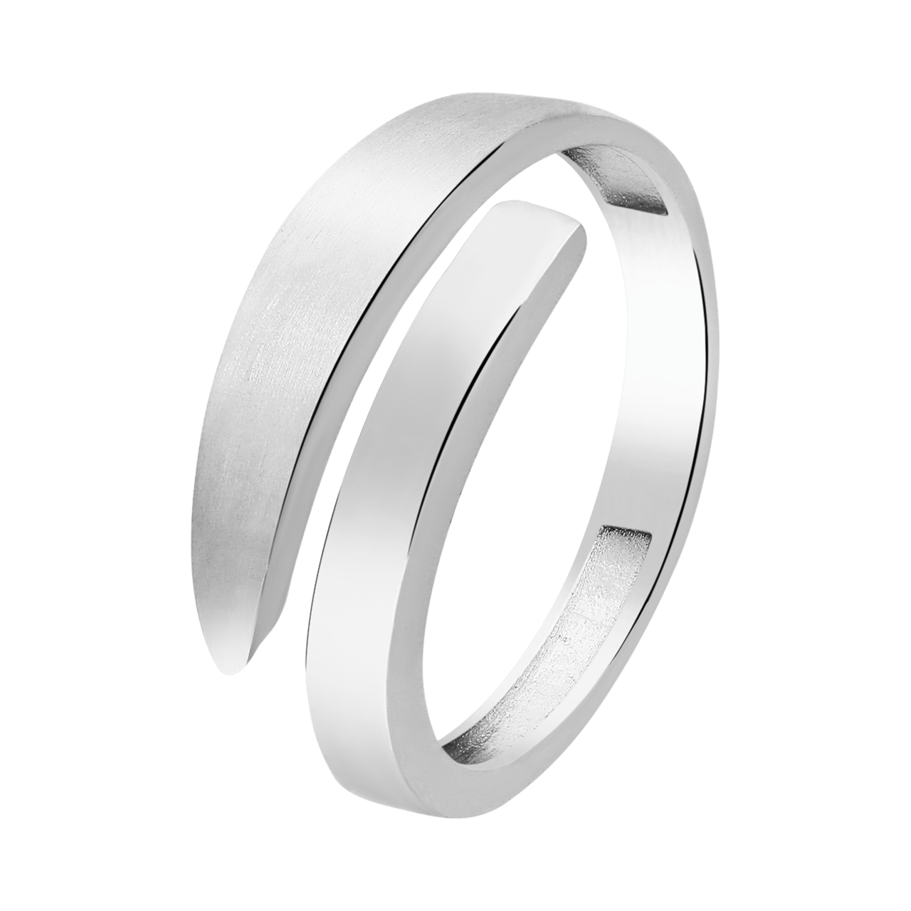 Ring, 925 Silber, matt/glänzend