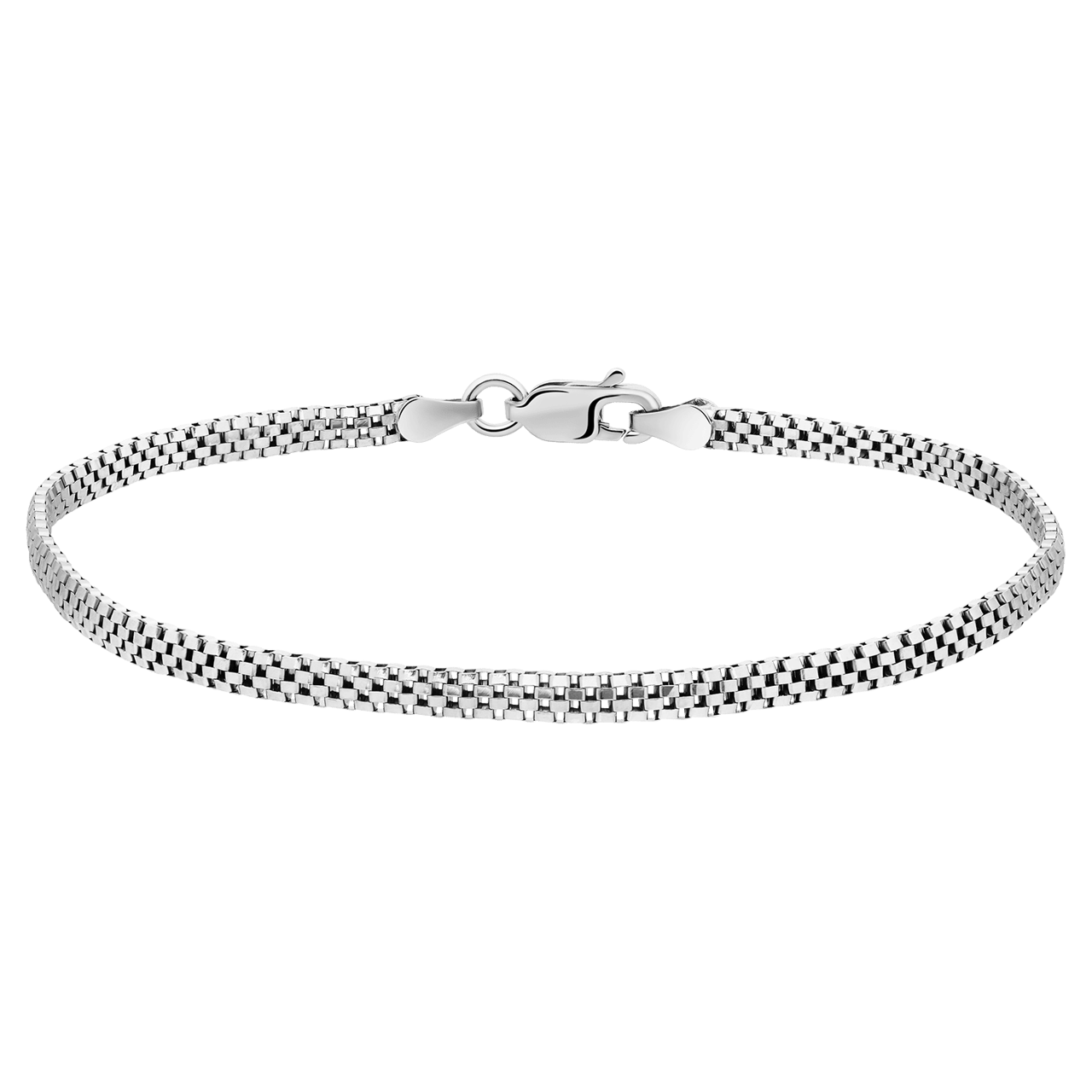 Armband aus recyceltem Silber Fantasieglied