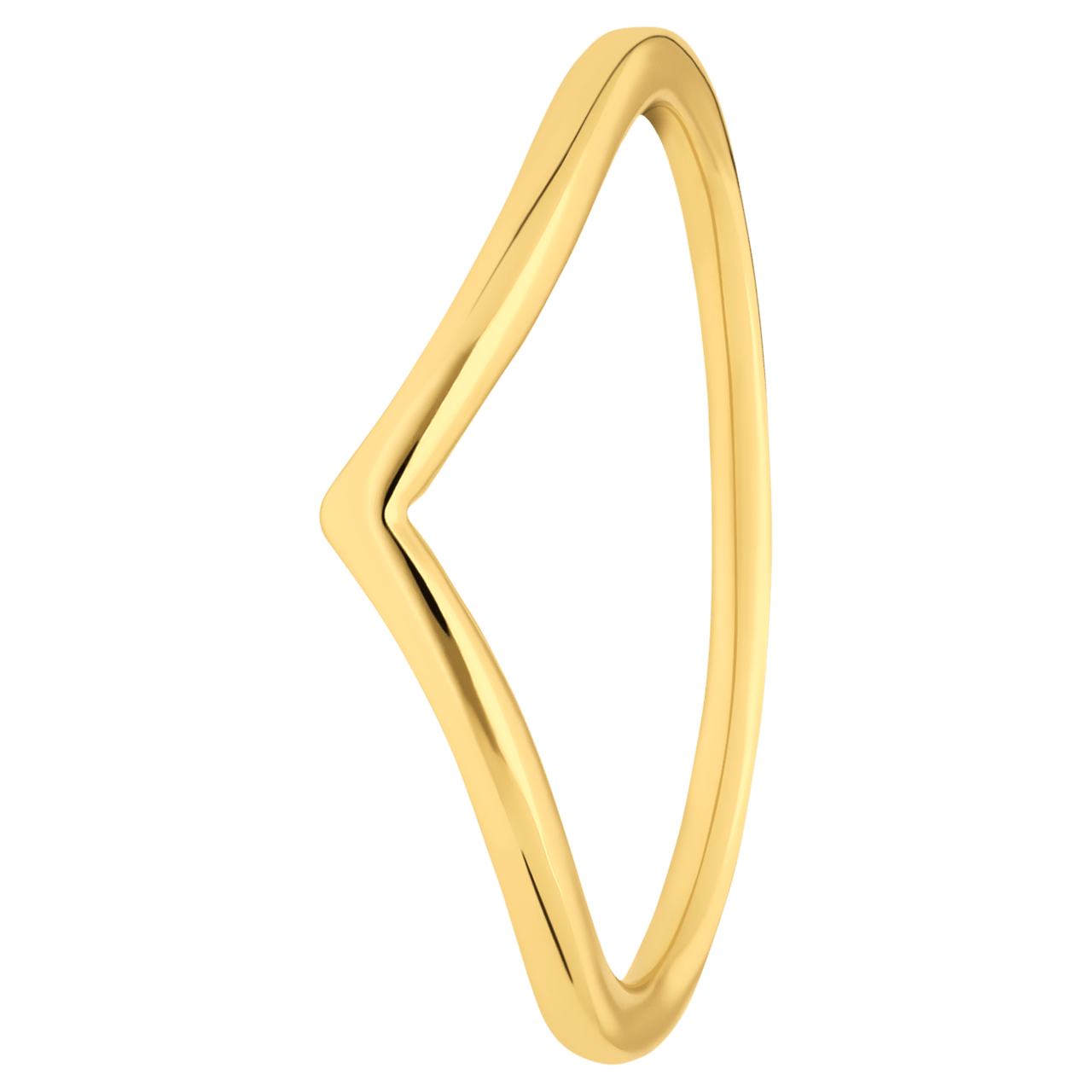 Zilveren goldplated ring voor dames