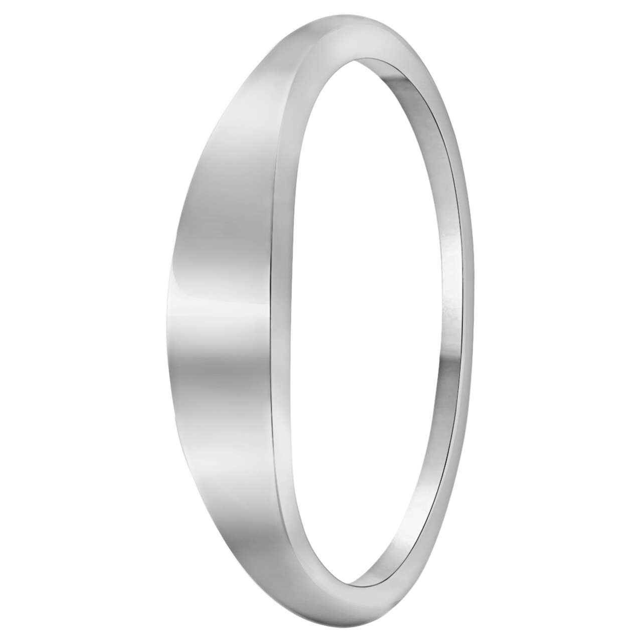 Silberner Ring rhodiniert