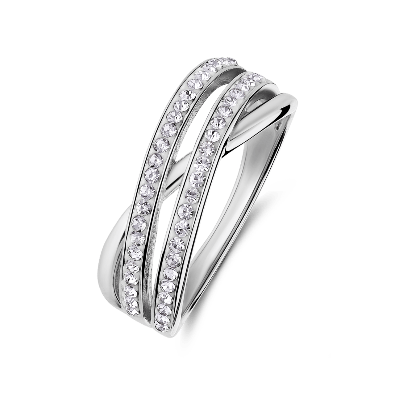 Silberner Ring Zirkonia