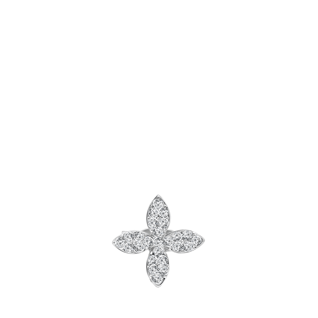 Silberfarbene Bijoux-Brosche Kreuz