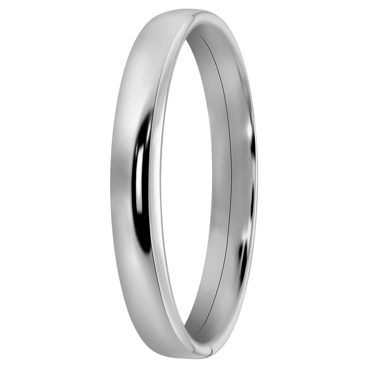Zilveren bangle 10mm