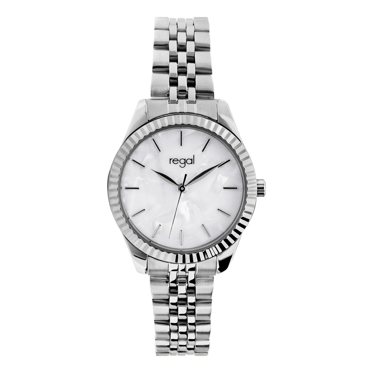 Regal Armbanduhr mit Armband aus Edelstahl