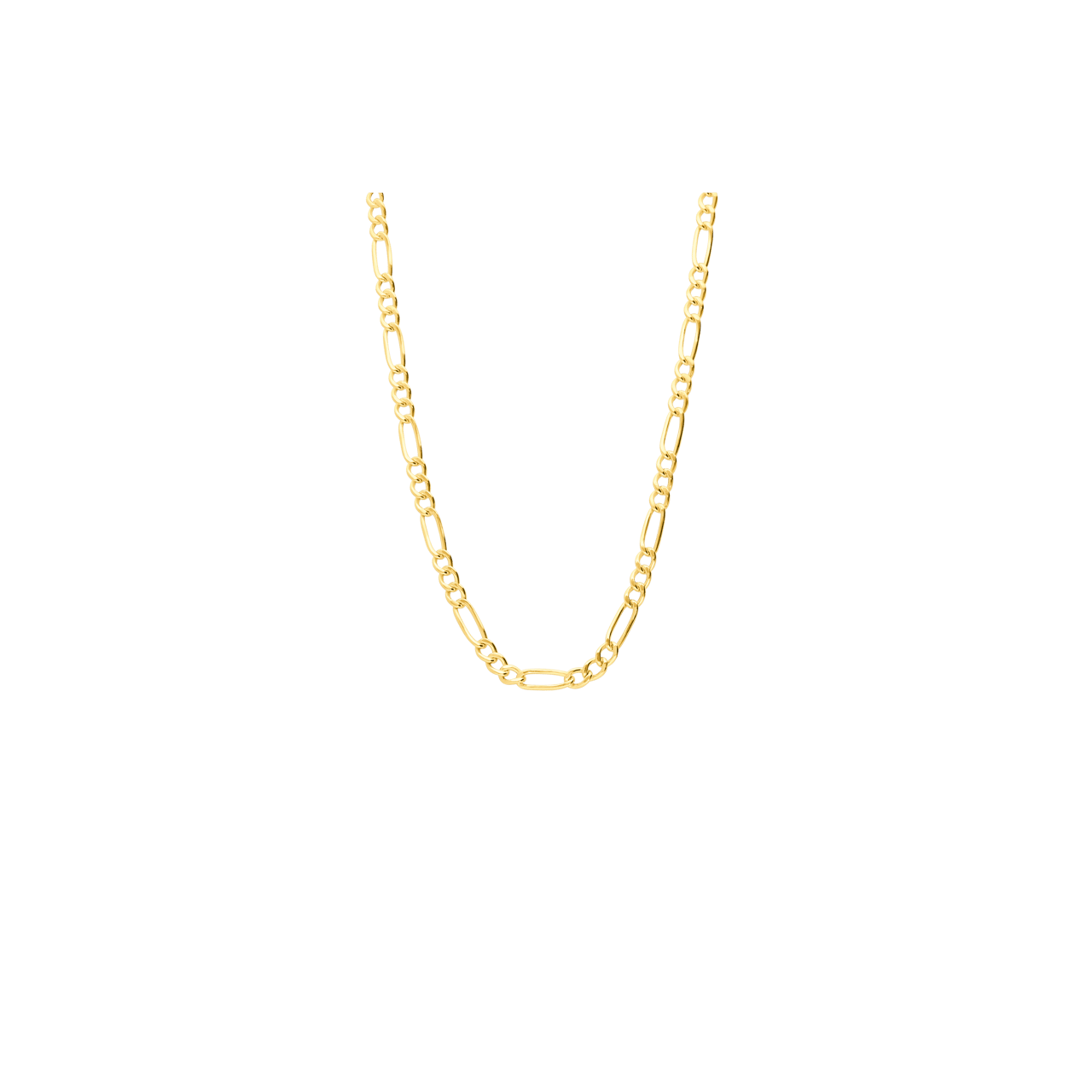 Herrencollier, 585 Gelbgold, Figaroglieder