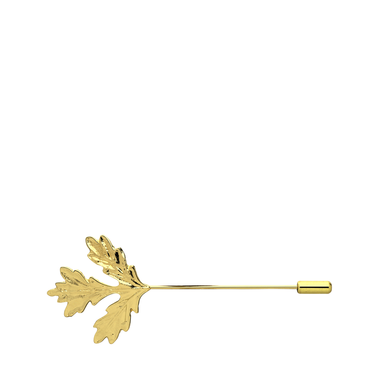 Goldfarbene Bijoux-Brosche, Blatt