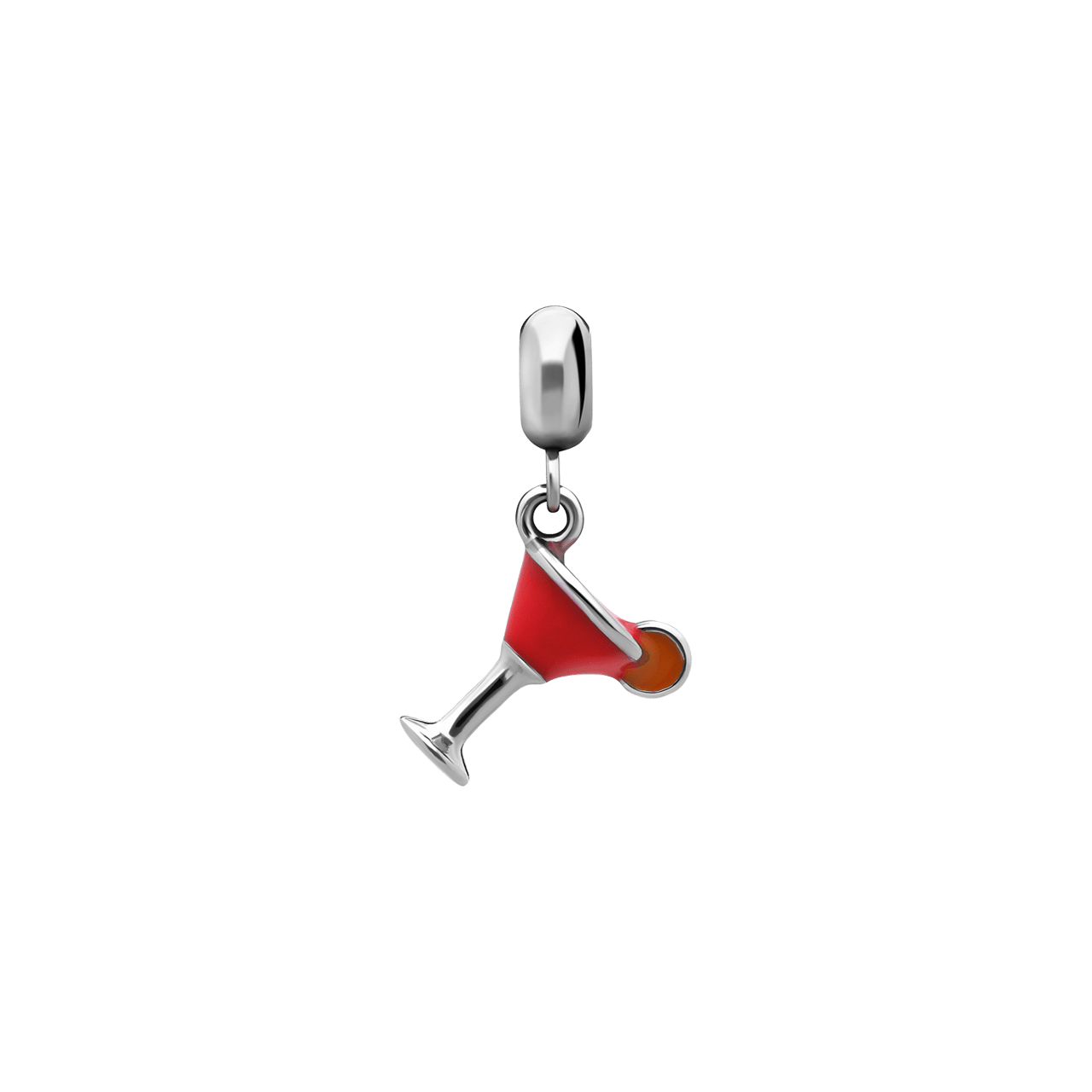 Charm aus Edelstahl Cocktail