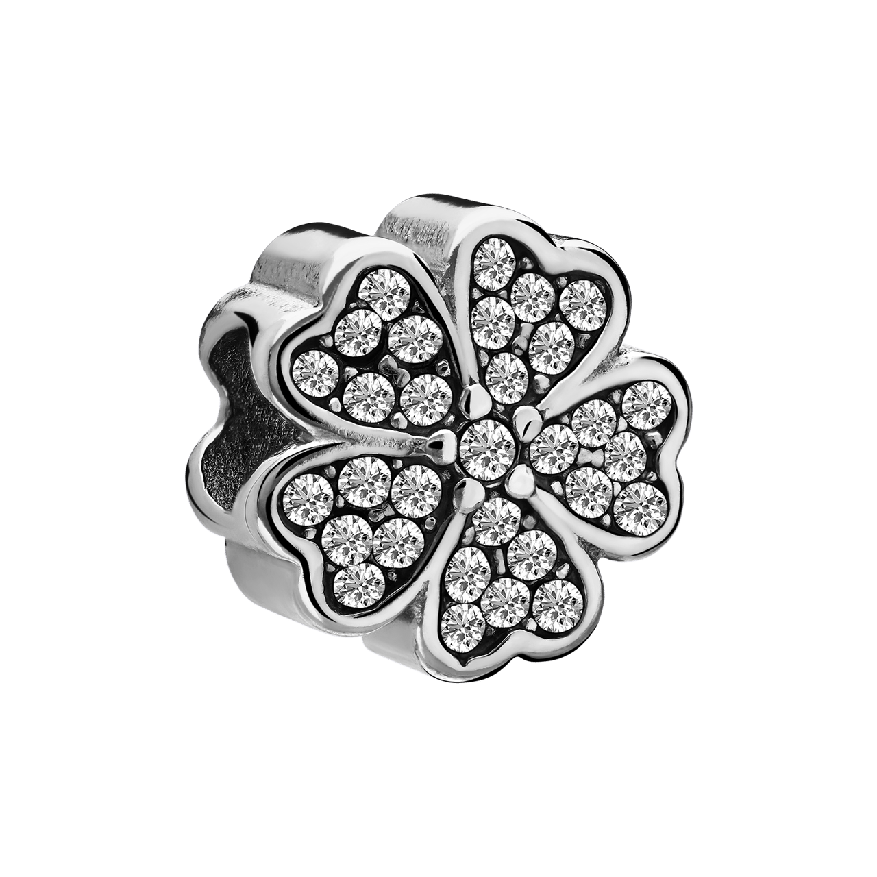 Charm aus Edelstahl 5 Blume