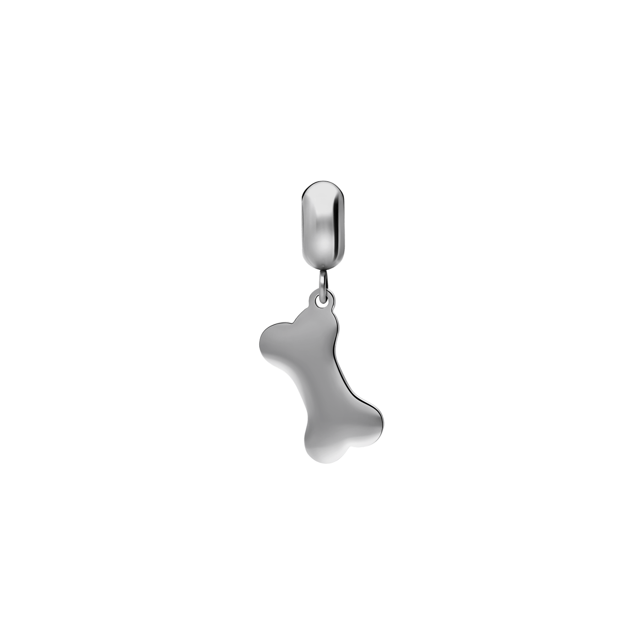 Bettelarmband-Anhänger aus Edelstahl, Knochen