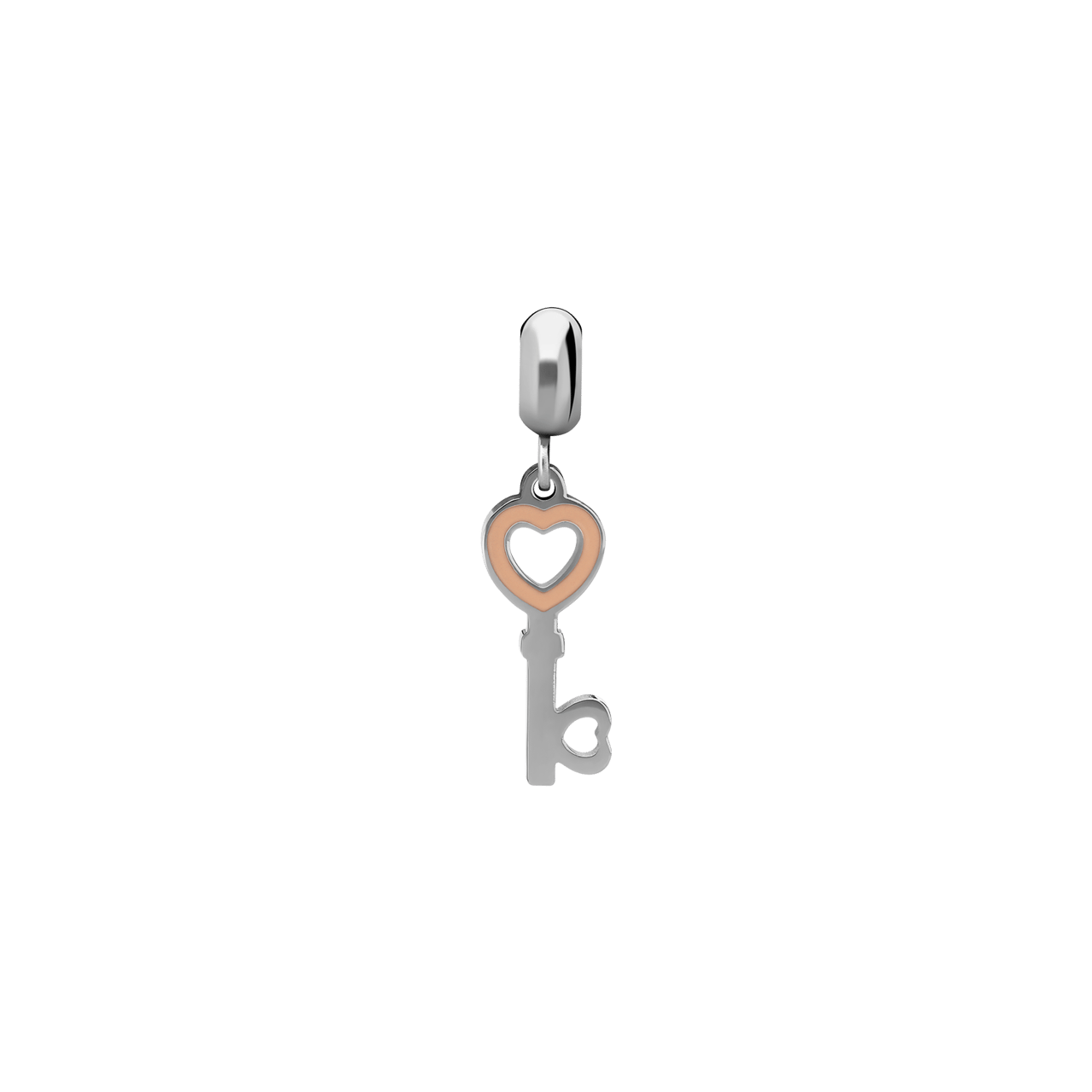 Charm aus Edelstahl Schlüssel