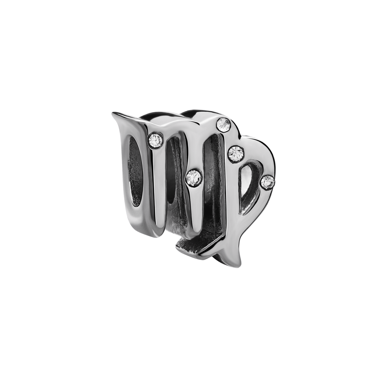 Stainless steel bedel sterrenbeeld maagd