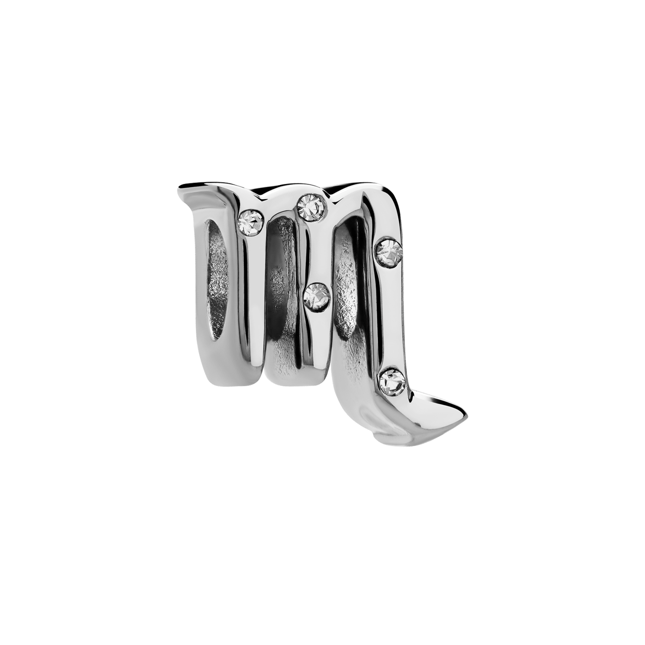 Stainless steel bedel sterrenbeeld schorpioen