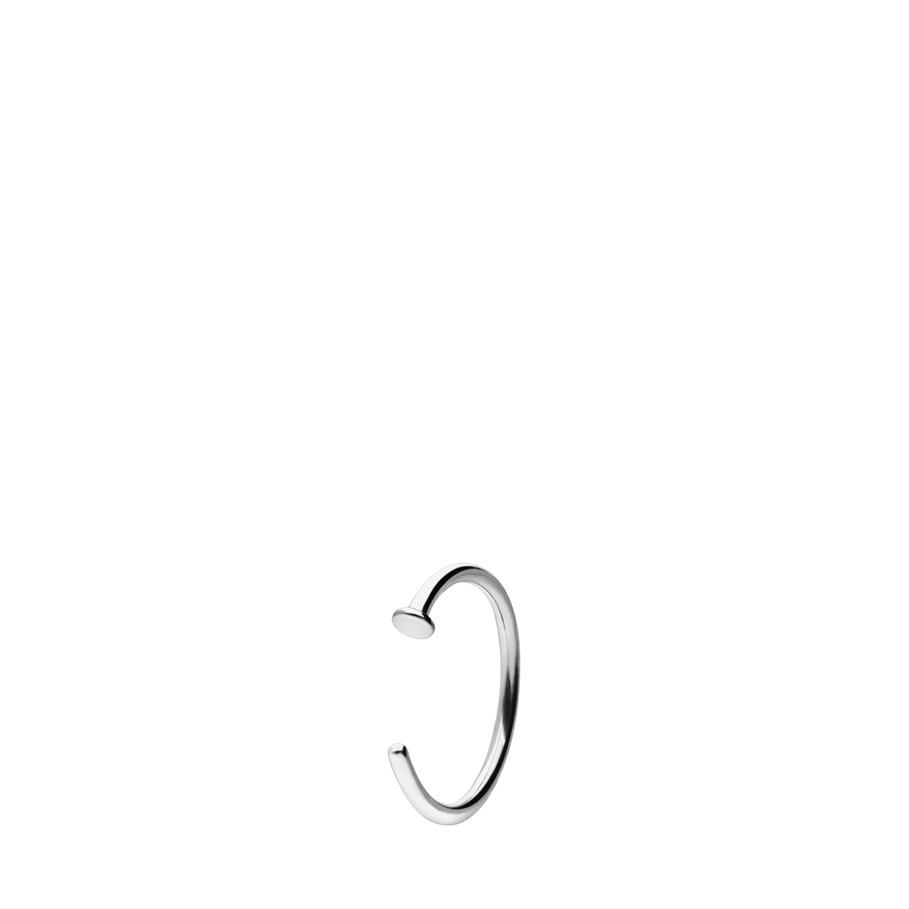 Nasenpiercing aus Titan, offener Ring