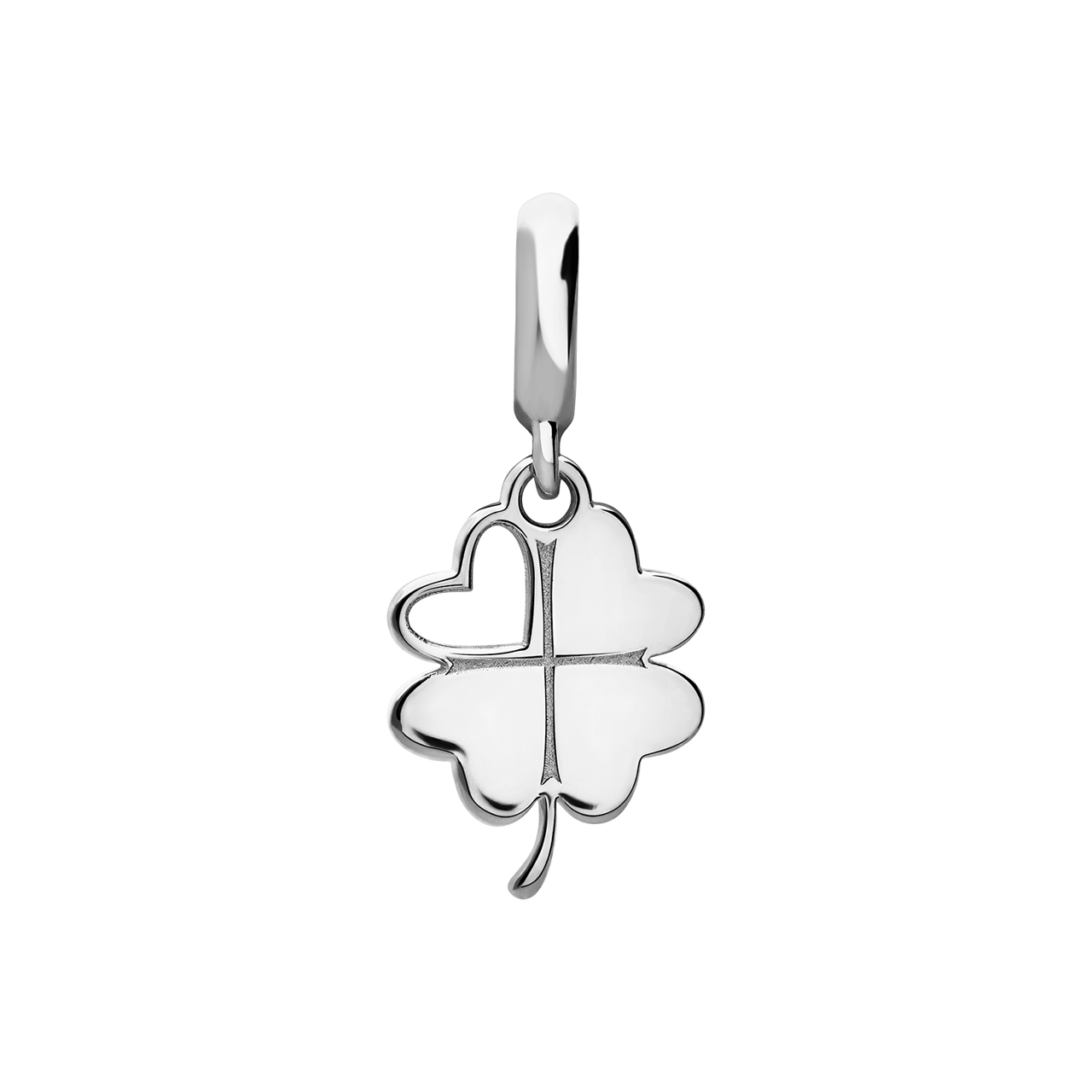 Charm aus 925er Silber, Klee