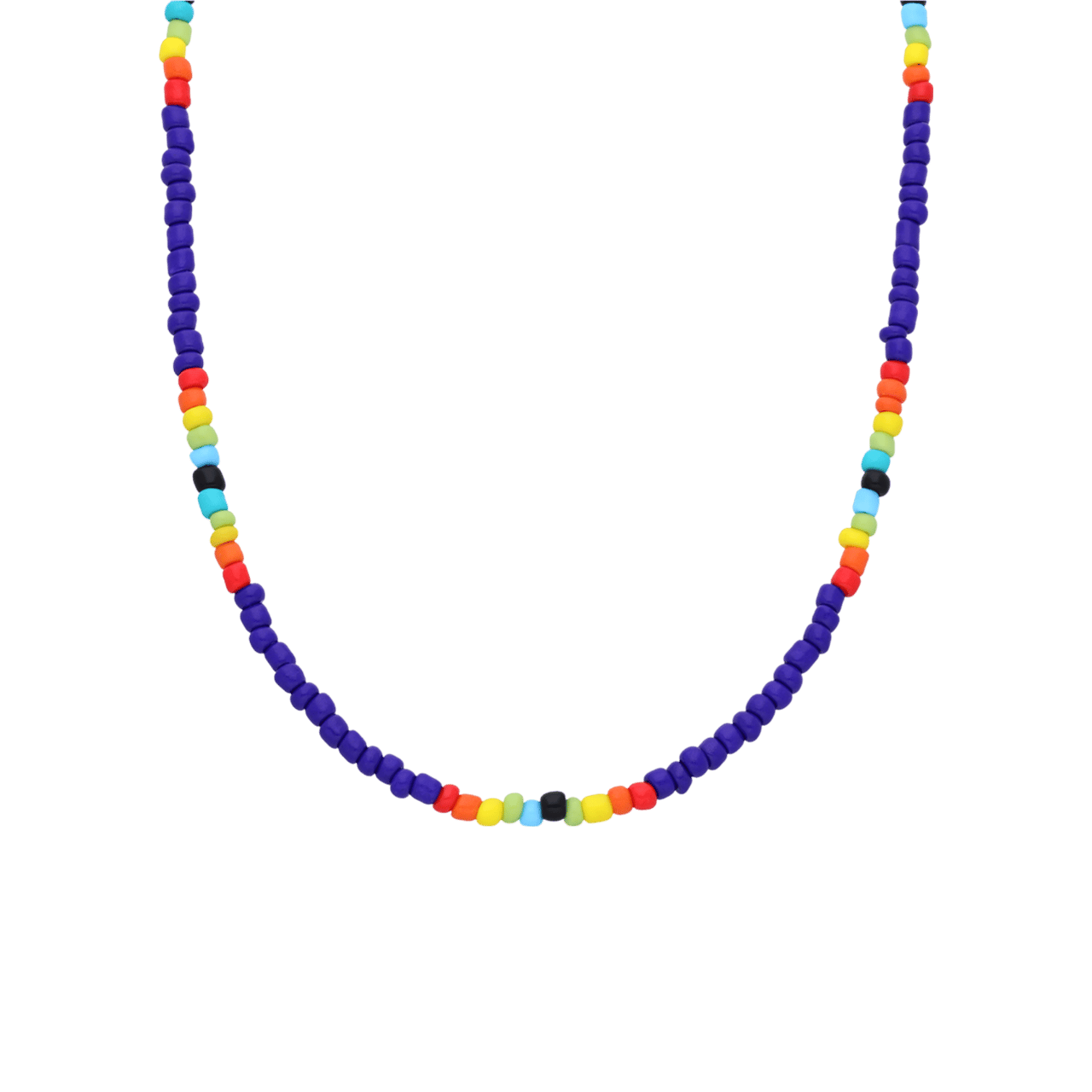 Modeschmuck, Perlenkette und Armband, blau