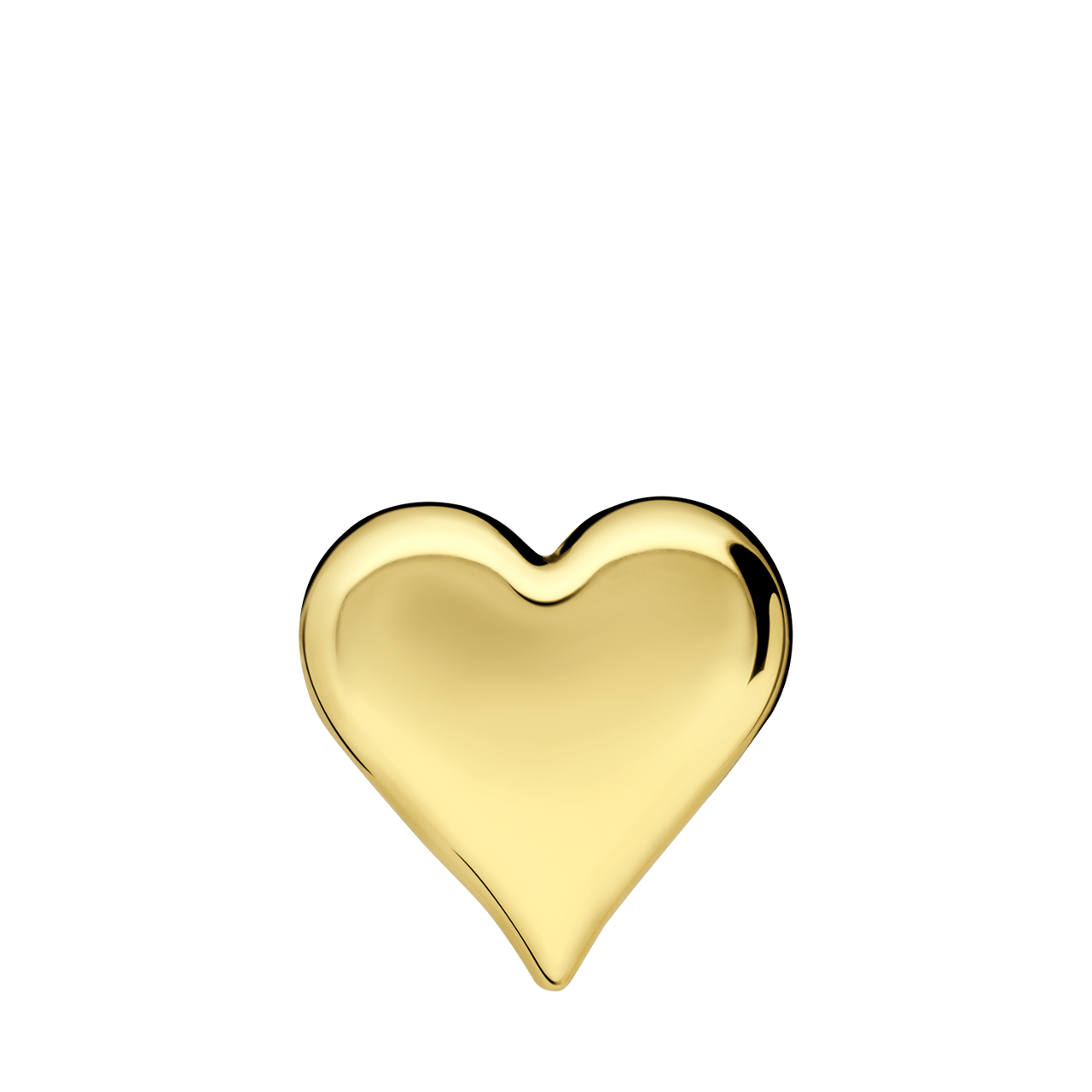 Goudkleurige bijoux broche hart