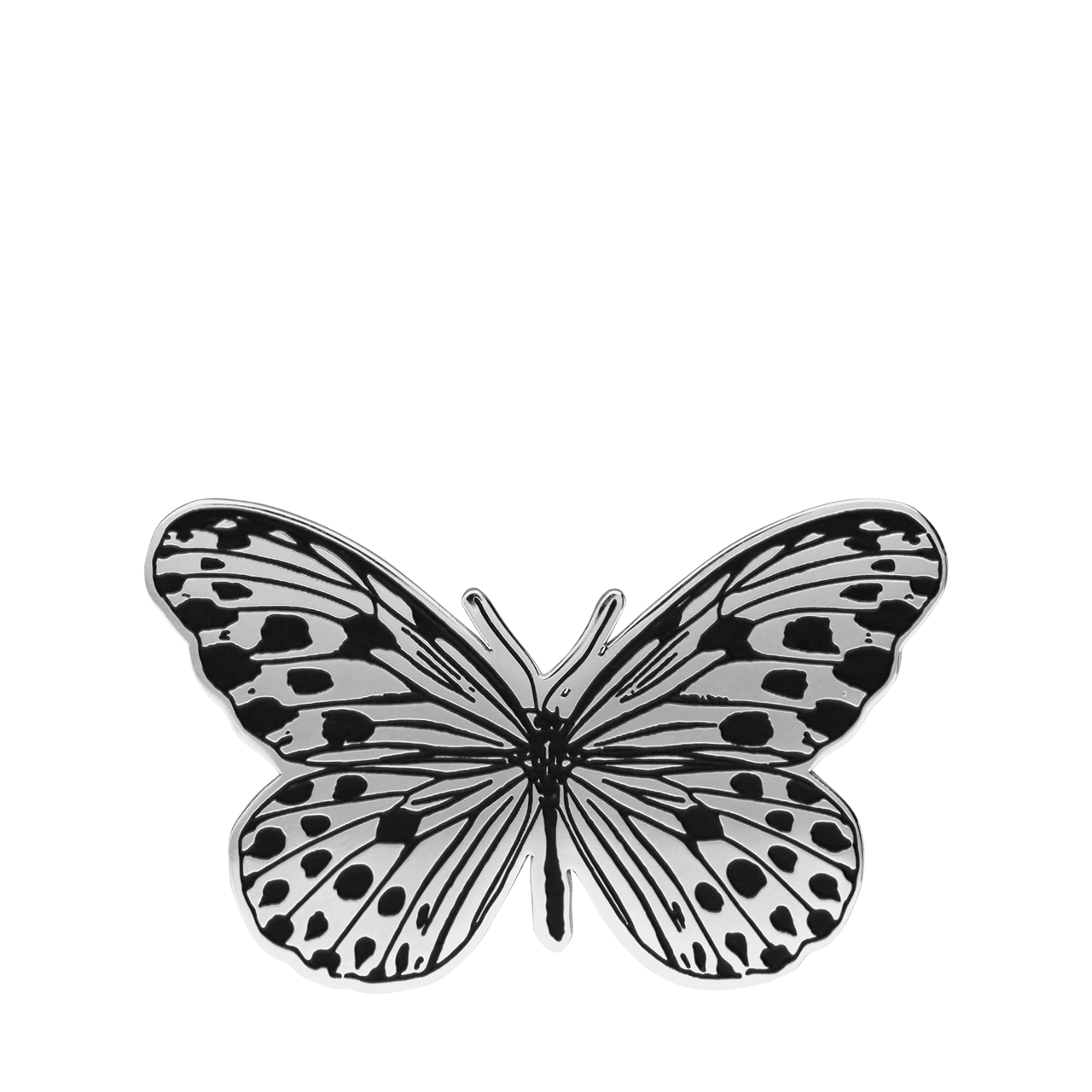 Silberne Modeschmuck-Brosche, Schmetterling