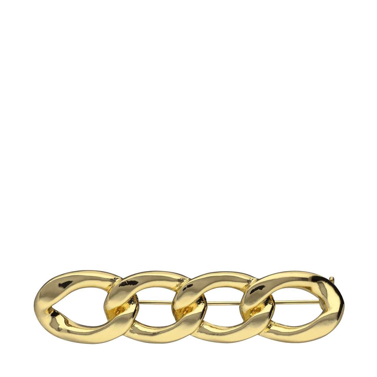 Goudkleurige bijoux broche gourmet