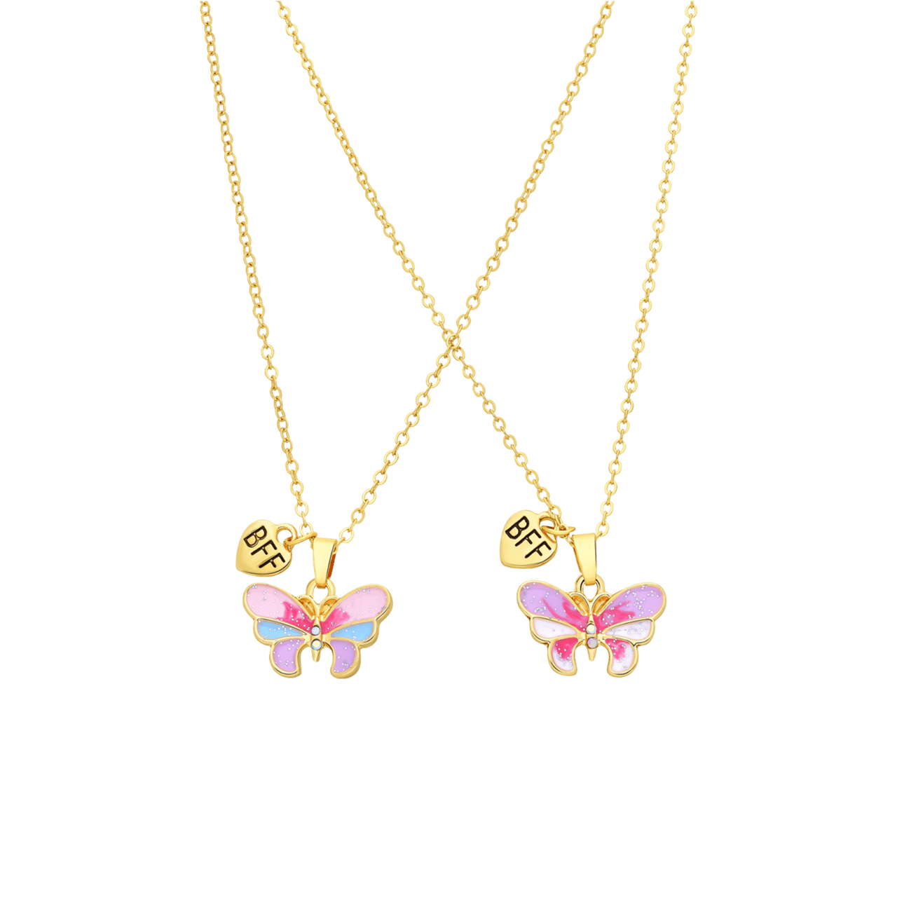 Goldenes Modeschmuckset „BFF